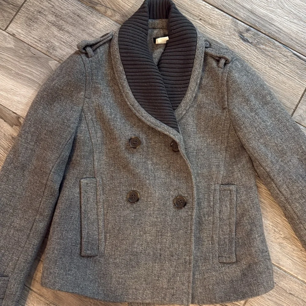 EUC J. Crew wool blend coat, sz S - Picture 2 of 6
